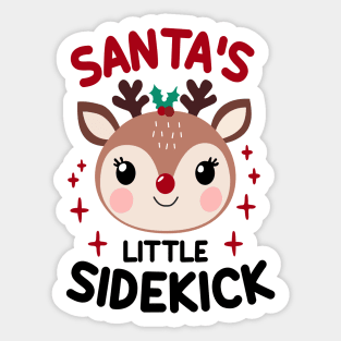 Santa's Little Sidekick Sticker